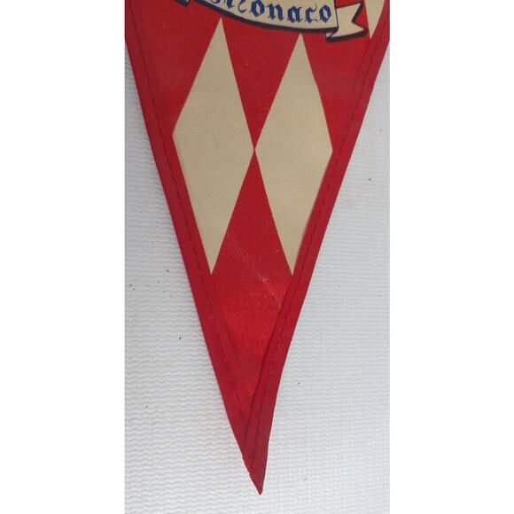 Vintage Grace Ranier Monaco Wedding Flag Pennant Souvenir - Picture 4 of 6
